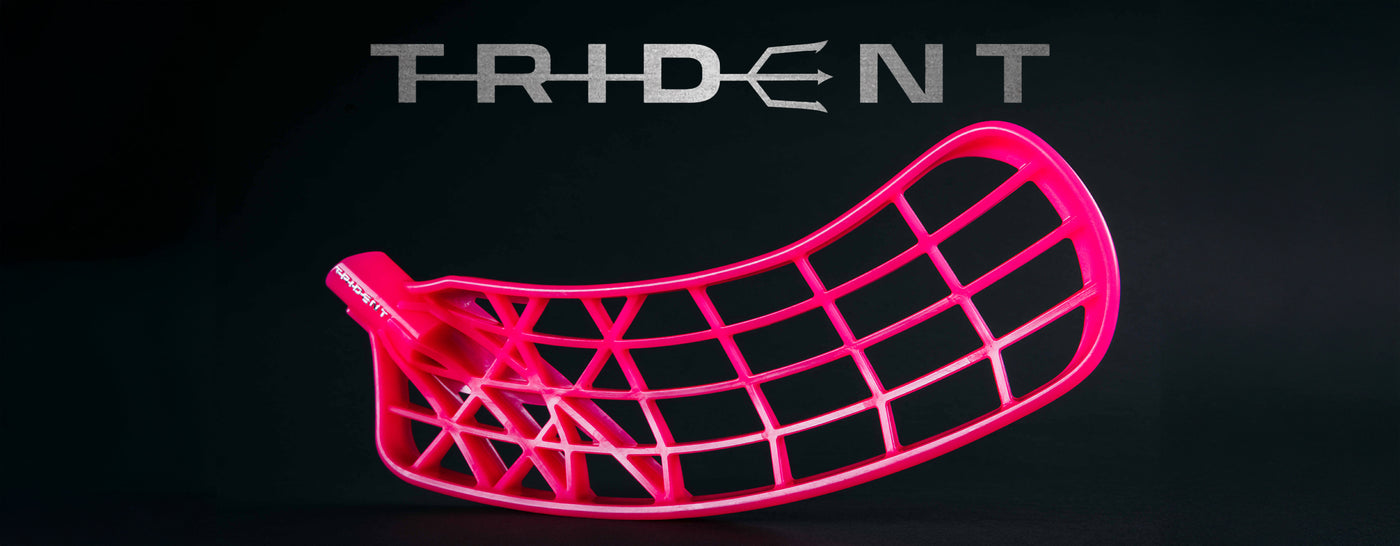 Salming Trident Blade Metal Logo