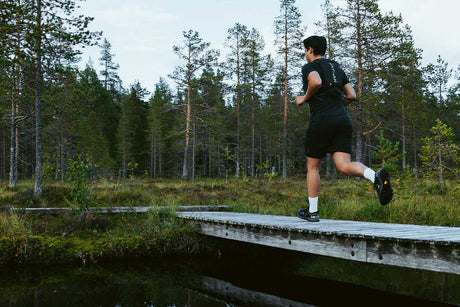 salming trail shoes-man running