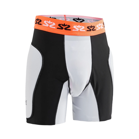 1149415-0708_1_Goalie-ProtectivShortsE-Series_White-Orange