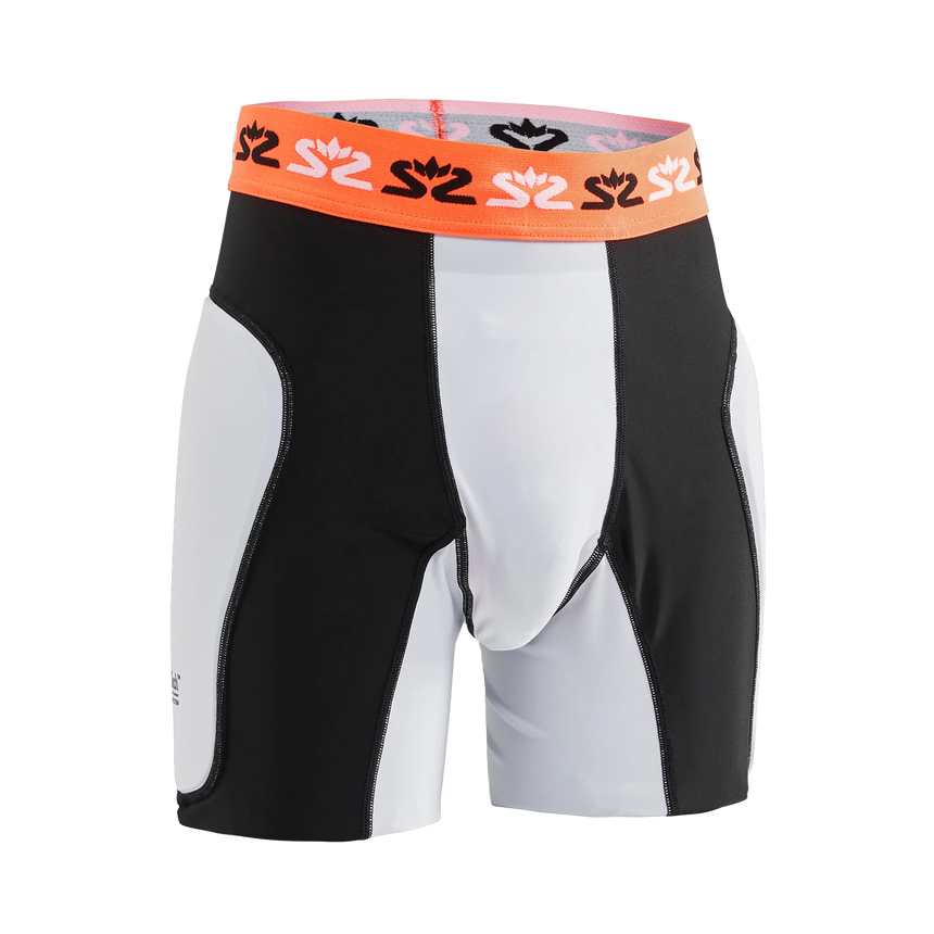 1149415-0708_1_Goalie-ProtectivShortsE-Series_White-Orange