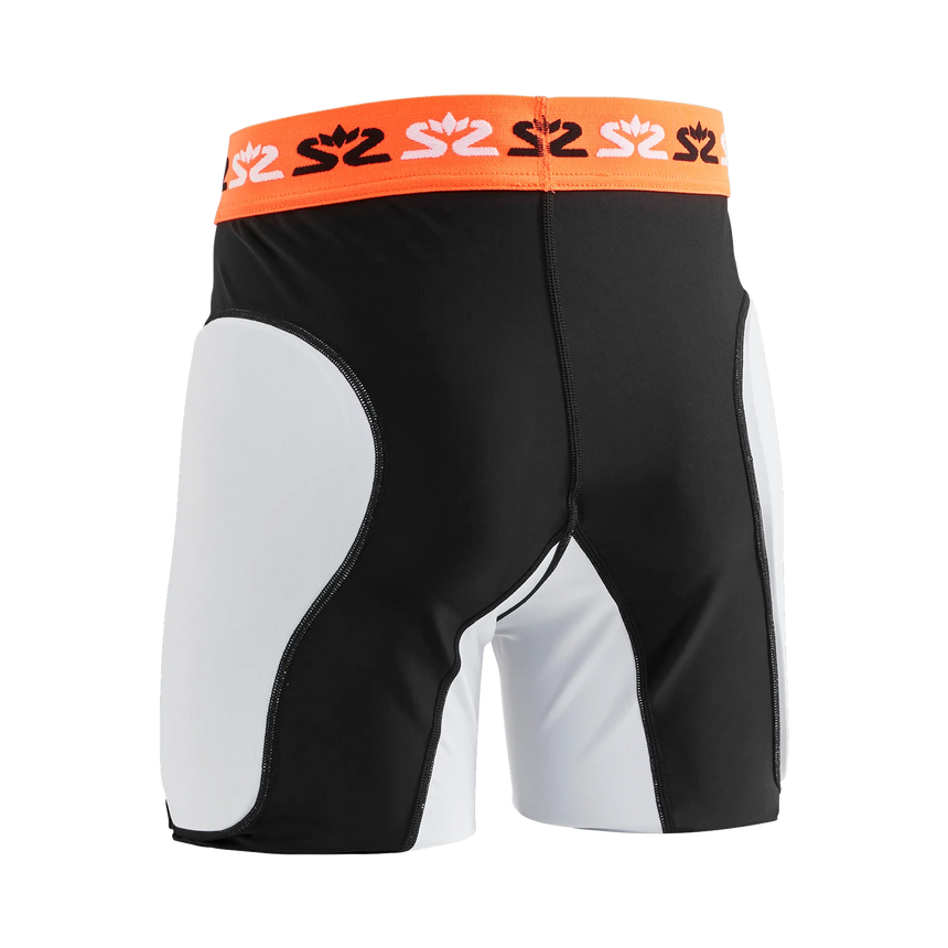 1149415-0708_2_Goalie-ProtectivShortsE-Series_White-Orange