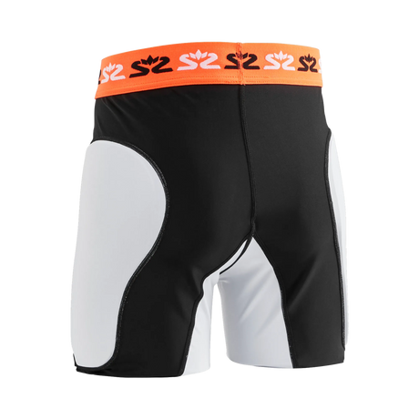 1149415-0708_2_Goalie-ProtectivShortsE-Series_White-Orange