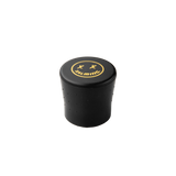 1215002-0140_End-Cap-Pro-Icon-round-25-4-mm_Black-gold