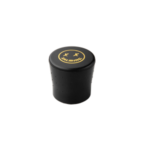 1215002-0140_End-Cap-Pro-Icon-round-25-4-mm_Black-gold