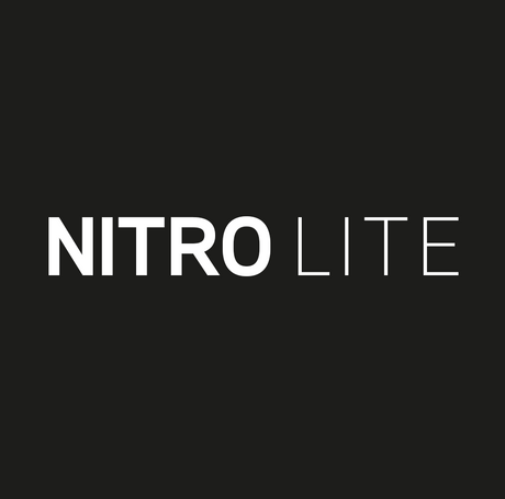NITRO LITE logo on a black background