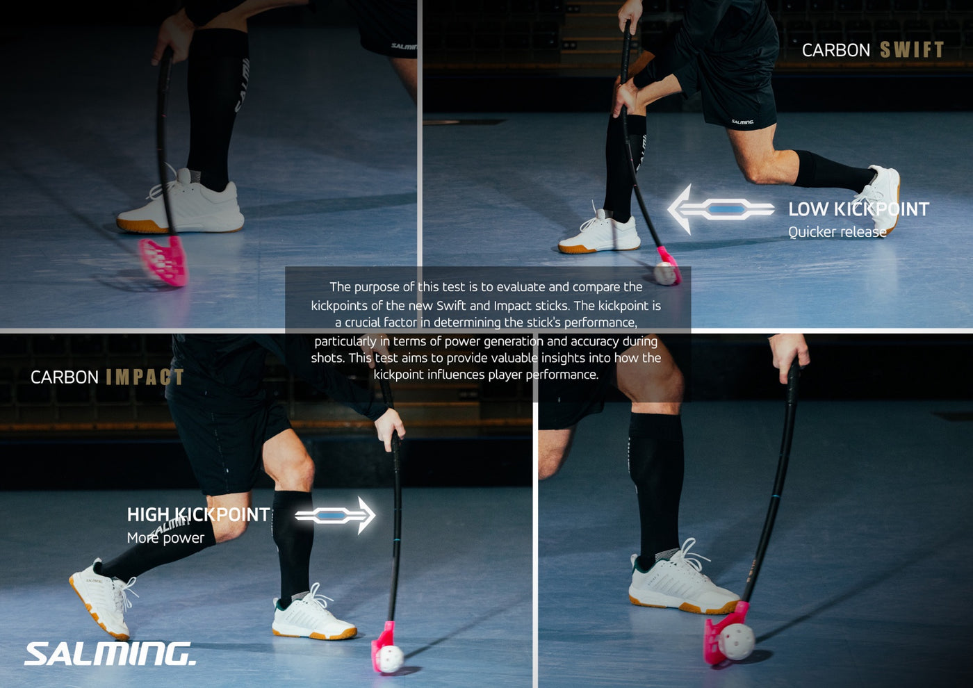 Salming carbon swift & impact image of kickpoint